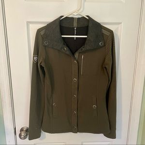 Kuhl, Army Green Button Up Jacket